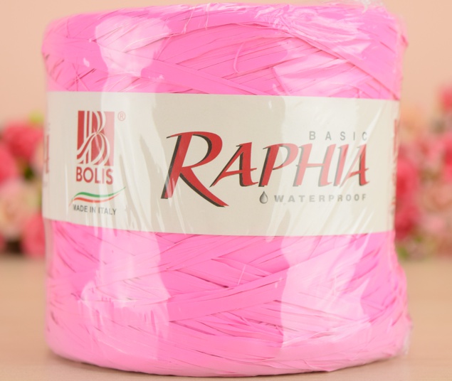 Нитки RAPHIA bacic Bolis цвет  Розовый