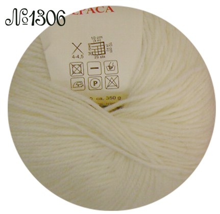 пряжа GAZZAL Alpaca белый