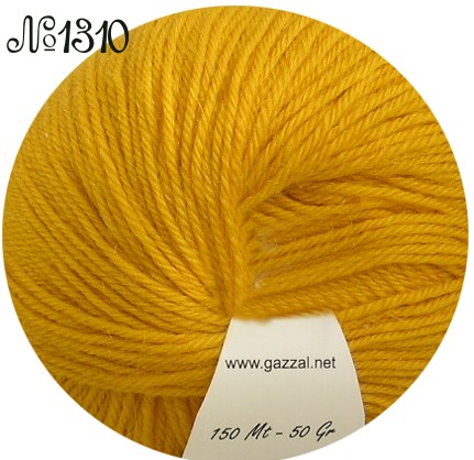 пряжа GAZZAL Alpaca желтый