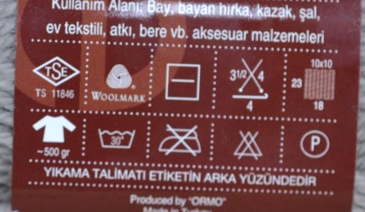 Фактура пряжи Sport Wool TM Nako