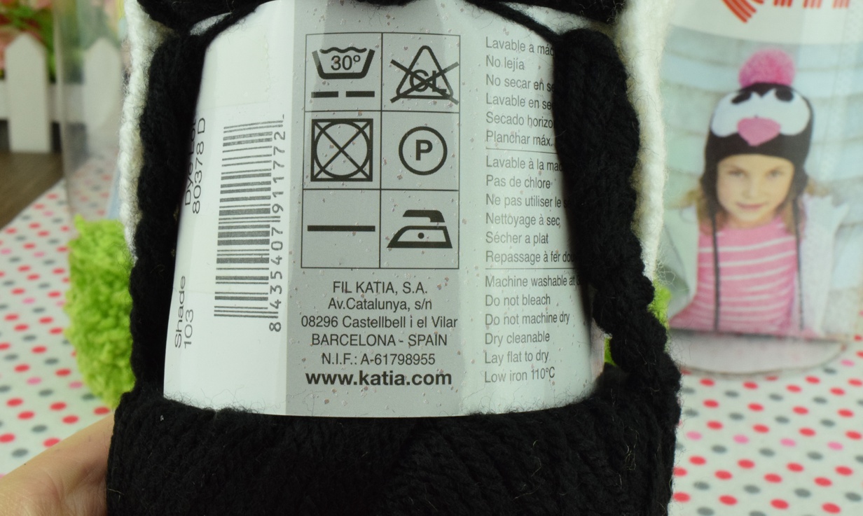 Набор для вязания Katia Шапочка Пингвин , цвет на выбор