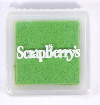 Пигментные чернила Светло-зелёные, 2,5x2,5 см, SCB21010017 Scrap Berrys