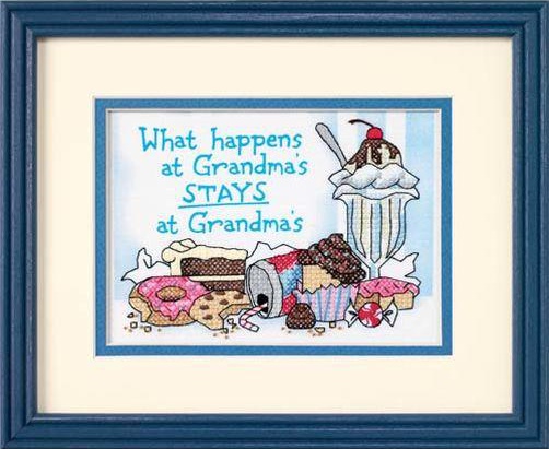 65033 What Happens at Grandmas , Что происходит у бабушки?, - вышивка нитками DIMENSIONS