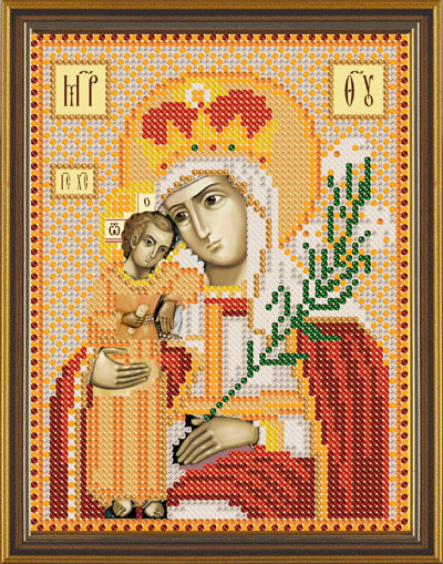 Рисунок на ткани Богородица неувядаемый цвет, БИС 5053, Нова Слобода
