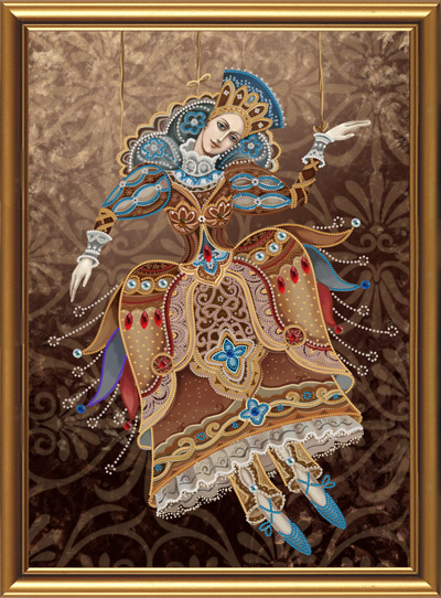 вышивка бисером Лучиа ДК 3022, Конфетти