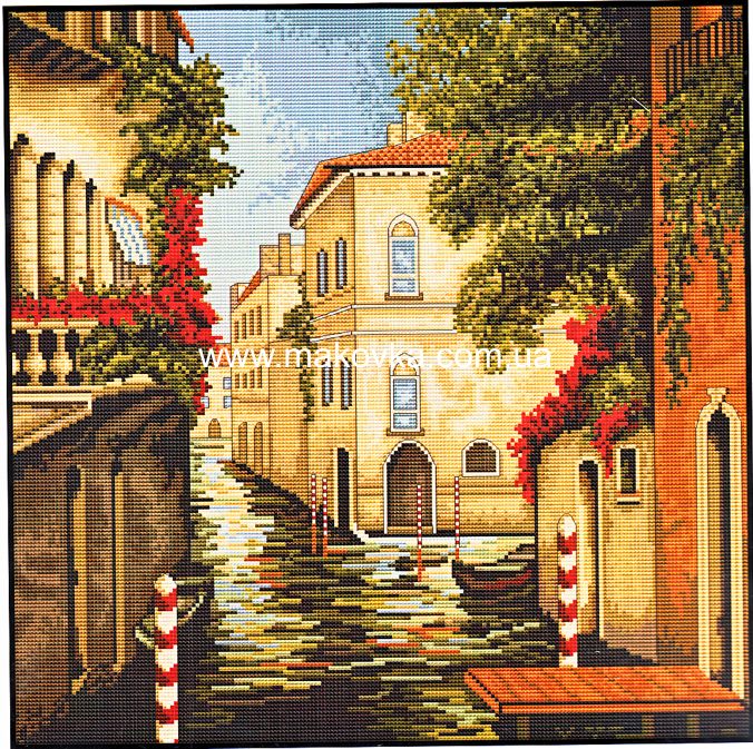 B40 Венеция в цветах Набор для вышивания крестом 