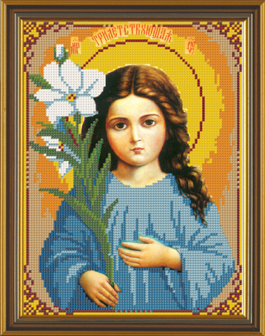 Богородица Трилетствующая (С9020) бисер Jablonex (Чехия)