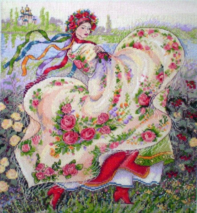 Набор для вышивания Святкова хустина, К-15, ТМ Мережка