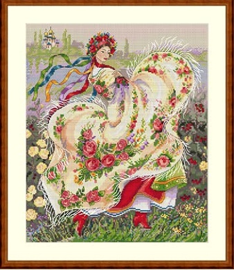 Набор для вышивания Святкова хустина, К-15, ТМ Мережка